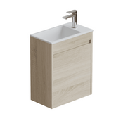 ERICA 460mm Natural Oak Wall Hung Vanity